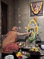 Arati at HH Shrimad Anandashram Shripad Sannidhi (17 Sep 2023)
