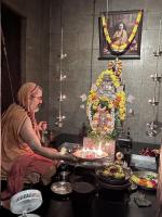 Arati at HH Shrimad Anandashram Shripad Sannidhi (17 Sep 2023)