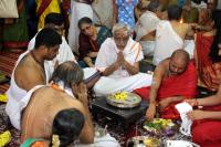 Kanakabhisheka and Paduka Pujana (Pic courtesy Sh.Anjan Kaikini)