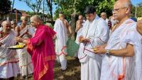 Bhumi Pujana, Navanna Bhojana at SCM Shirali (7 Oct 2025)