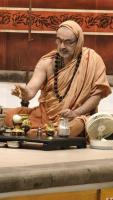 Shri Devi Pujana by HH Swamiji; Picture courtesy Shri Jaikishan Kandlur