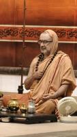 Shri Devi Pujana by HH Swamiji; Picture courtesy Shri Jaikishan Kandlur
