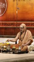 Shri Devi Pujana by HH Swamiji; Picture courtesy Shri Jaikishan Kandlur