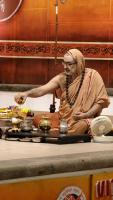 Shri Devi Pujana by HH Swamiji; Picture courtesy Shri Jaikishan Kandlur