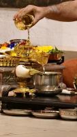 Shri Devi Pujana by HH Swamiji; Picture courtesy Shri Jaikishan Kandlur