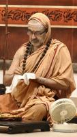 Shri Devi Pujana by HH Swamiji; Picture courtesy Shri Jaikishan Kandlur