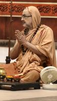 Shri Devi Pujana by HH Swamiji; Picture courtesy Shri Jaikishan Kandlur