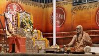 Shri Devi Pujana by HH Swamiji; Picture courtesy Shri Jaikishan Kandlur