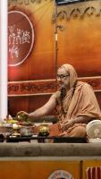 Shri Devi Pujana by HH Swamiji; Picture courtesy Shri Jaikishan Kandlur