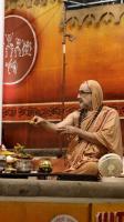 Shri Devi Pujana by HH Swamiji; Picture courtesy Shri Jaikishan Kandlur