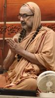 Shri Devi Pujana by HH Swamiji; Picture courtesy Shri Jaikishan Kandlur