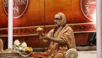 Shri Devi Pujana by HH Swamiji; Picture courtesy Shri Jaikishan Kandlur
