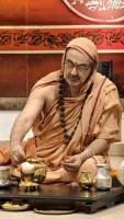 Shri Shiva Pujana by HH Swamiji; Picture Courtesy Shri Jaikishan Kandlur 