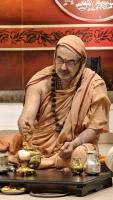 Shri Shiva Pujana by HH Swamiji; Picture Courtesy Shri Jaikishan Kandlur 