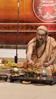 Shri Shiva Pujana by HH Swamiji; Picture Courtesy Shri Jaikishan Kandlur 