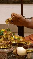 Shri Shiva Pujana by HH Swamiji; Picture Courtesy Shri Jaikishan Kandlur 