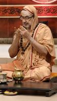 Shri Shiva Pujana by HH Swamiji; Picture Courtesy Shri Jaikishan Kandlur 