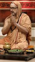Shri Shiva Pujana by HH Swamiji; Picture Courtesy Shri Jaikishan Kandlur 