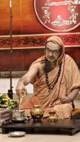 Shri Shiva Pujana by HH Swamiji; Picture Courtesy Shri Jaikishan Kandlur 