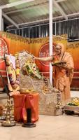 Shri Shiva Pujana by HH Swamiji; Picture Courtesy Shri Jaikishan Kandlur 