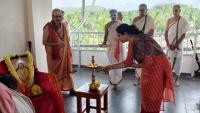 HH Swamiji inaugurates, addresses the Yuva Sammelan 2026; Picture Courtesy Shri Jaikishan Kandlur