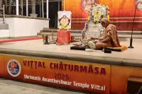 Shri Devi Pujana by HH Swamiji; Picture Courtesy Shri Jaikishan Kandlur