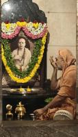 Shravan Puja at Shrimad Anandashram Paduka Sannidhih, SAT Vittal; Picture courtesy Shri Jaikishan Kandlur