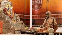 Shri Devi Pujana by HH Swamiji; Picture Courtesy Shri Jaikishan Kandlur