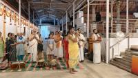 Shri Shiva Pujana by HH Swamiji; Picture Courtesy Shri Jaikishan Kandlur