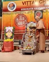 Shri Shiva Pujana by HH Swamiji; Picture Courtesy Shri Jaikishan Kandlur