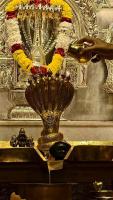 Shodashopachara Puja to Shri Laxmi Narasimha Sannidhih by HH Swamiji; Picture Courtesy Shri Jaikishan Kandlur