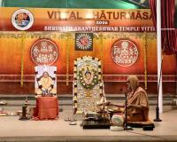 Shri Devi Pujana by HH Swamiji; Picture Courtesy Shri Jaikishan Kandlur