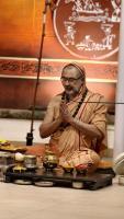 Shri Devi Pujana by HH Swamiji; Picture Courtesy Shri Jaikishan Kandlur