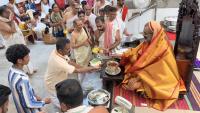 Teertha Vitarana; Picture Courtesy Shri Jaikishan Kandlur