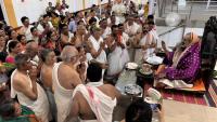 Teertha Vitarana; Picture Courtesy Shri Jaikishan Kandlur