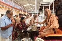 Teertha Vitarana; Picture Courtesy Shri Jaikishan Kandlur