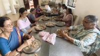 Volunteers packing Prasadam; Picture Courtesy Shri Jaikishan Kandlur