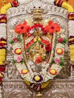 Shri Devi Pujana by HH Swamiji; Picture Courtesy Shri Abhishek Pai