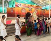 Teertha Vitarana and Shri Guru Paduka Pujana; Picture Courtesy Shri Jaikishan Kandlur