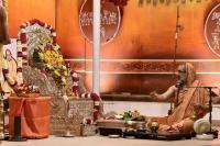 Shri Shiva Pujana by HH Swamiji; Picture Courtesy Shri Jaikishan Kandlur