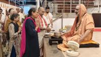 Teertha Vitarana; Picture Courtesy Shri Jaikishan Kandlur