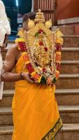 Aagamana of Shri Bhavanishankar and HH Swamiji for Shri Devi Pujana; Picture Courtesy Shri Jaikishan Kandlur