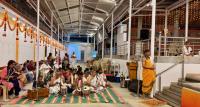 Shri Devi Pujana by HH Swamiji; Picture Courtesy Shri Jaikishan Kandlur