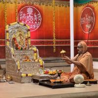 Shri Devi Pujana by HH Swamiji; Picture Courtesy Shri Jaikishan Kandlur
