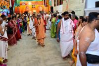 HH Swamiji prasthaana to Kutir; Picture Courtesy Shri Sadashiv Bana