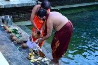 Nompi Kalasha Sthapana, Ganga Pujana; Picture Courtesy Shri Sadashiv Bana