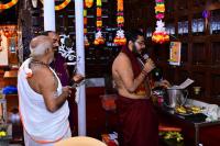 Shodashopachara Puja at Shrimath Anantheshwar Sannidhi; Picture Courtesy Shri Sadashiv Bana