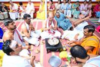 Shri Guru Paduka Pujana; Picture Courtesy Shri Sadashiv Bana