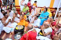 Shri Guru Paduka Pujana; Picture Courtesy Shri Sadashiv Bana