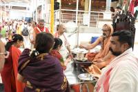 Teertha Vitarana; Picture Courtesy Shri Praveen Vittal